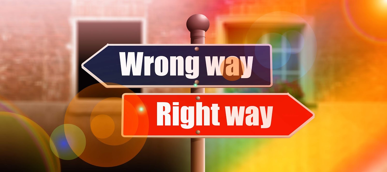 right way and wrong way